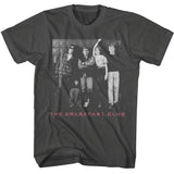 The Breakfast Club Classic Black and White Photo by Lockers Smoke T-shirt