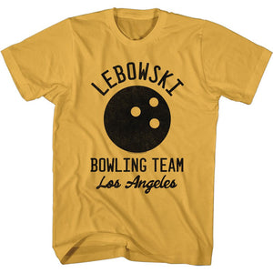 The Big Lebowski Bowling Team Los Angeles Ginger T-shirt