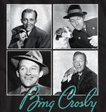 Bing Crosby 4 Square Adult Black T-shirt - Yoga Clothing for You