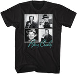 Bing Crosby 4 Square Adult Black T-shirt - Yoga Clothing for You