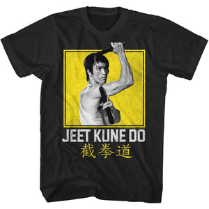 Bruce Lee Vintage Jeet Kune Do Black T-shirt - Yoga Clothing for You