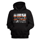 Bruce Lee Fly Kick Black Pullover Hoodie - Yoga Clothing for You