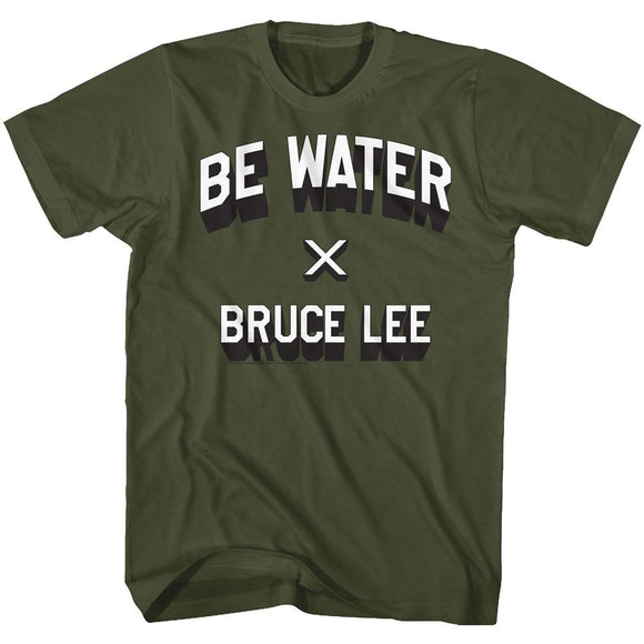 Bruce Lee Be Water Military T-shirt - Yoga Clothing for You