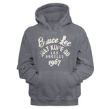 Bruce Lee 1967 Jeet Kune Do Grey Pullover Hoodie - Yoga Clothing for You
