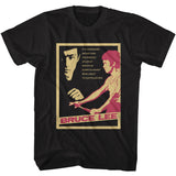 Bruce Lee Compassion Quote Black Tall T-shirt - Yoga Clothing for You