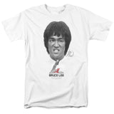 Bruce Lee Close Up Photo White T-shirt - Yoga Clothing for You