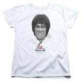 Ladies Bruce Lee T-Shirt Close Up Photo Shirt - Yoga Clothing for You