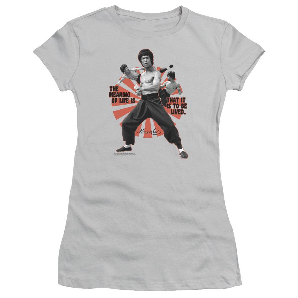 Bruce Lee The Meaning of Life Juniors Shirt