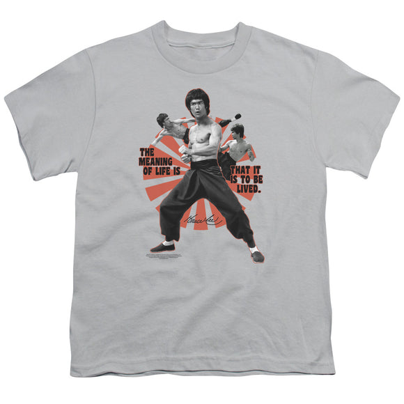 Kids Bruce Lee T-Shirt The Meaning of Life Youth Shirt - Yoga Clothing for You
