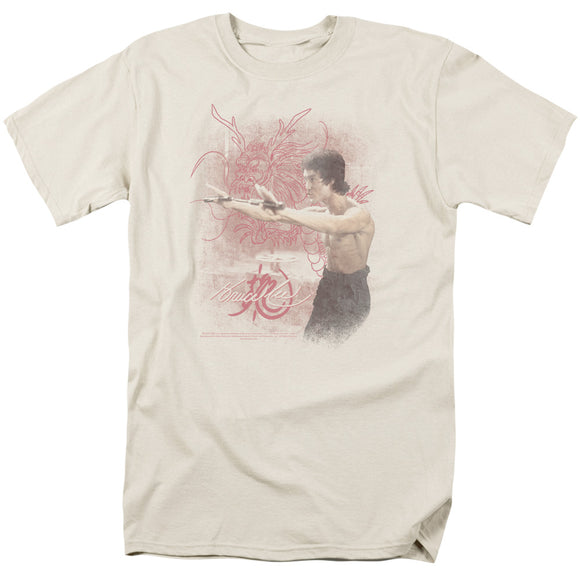 Bruce Lee Power of the Dragon Natural T-shirt - Yoga Clothing for You