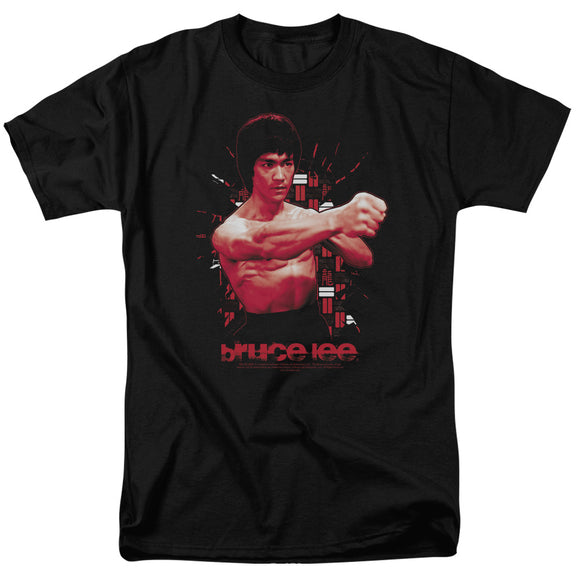 Bruce Lee Shattering Fist Black T-shirt - Yoga Clothing for You
