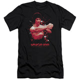 Bruce Lee Shattering Fist Black Premium T-shirt - Yoga Clothing for You