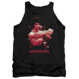 Bruce Lee Shattering Fist Black Tank Top - Yoga Clothing for You