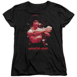 Ladies Bruce Lee T-Shirt Shattering Fist Shirt - Yoga Clothing for You