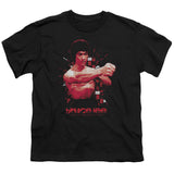 Kids Bruce Lee T-Shirt Shattering Fist Youth Shirt - Yoga Clothing for You