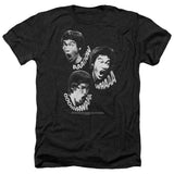 Bruce Lee Sounds of the Dragon Black Heather T-shirt - Yoga Clothing for You