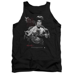Bruce Lee The Dragon Two Poses Black Tank Top - Yoga Clothing for You