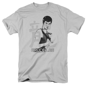 Bruce Lee Punch Silver T-shirt - Yoga Clothing for You