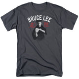 Bruce Lee Fight Charcoal T-shirt - Yoga Clothing for You