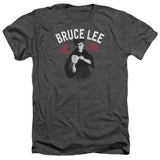 Bruce Lee Fight Charcoal Heather T-shirt - Yoga Clothing for You
