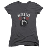 Bruce Lee Fight Juniors V-neck Shirt - Yoga Clothing for You