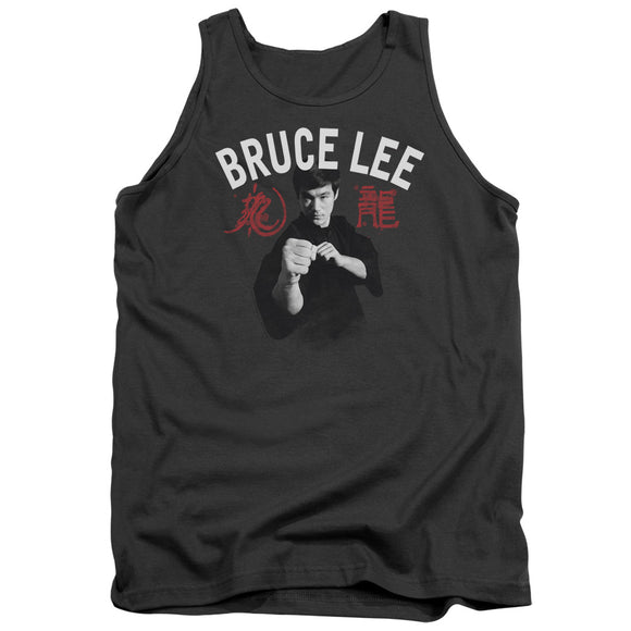Bruce Lee Fight Charcoal Tank Top - Yoga Clothing for You
