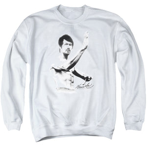 Bruce Lee Sweatshirt Serious Fighting Pose Sweat Shirt - Yoga Clothing for You