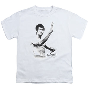 Kids Bruce Lee T-Shirt Serious Fighting Pose Youth Shirt - Yoga Clothing for You