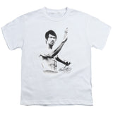 Kids Bruce Lee T-Shirt Serious Fighting Pose Youth Shirt - Yoga Clothing for You