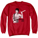 Bruce Lee Sweatshirt Nunchucks Pose Sweat Shirt - Yoga Clothing for You