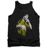 Bruce Lee Yellow and Black Jumpsuit Stance Black Tank Top - Yoga Clothing for You