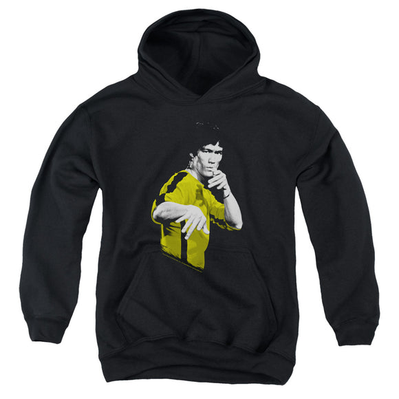 Kids Bruce Lee Hoodie Yellow and Black Jumpsuit Stance Youth Hoodie - Yoga Clothing for You