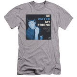 Bruce Lee Be Water Box Athletic Heather Premium T-shirt - Yoga Clothing for You