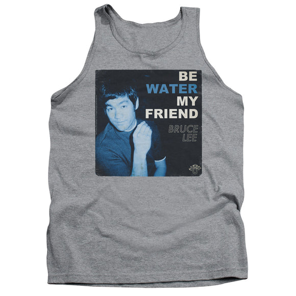 Bruce Lee Be Water Box Athletic Heather Tank Top - Yoga Clothing for You