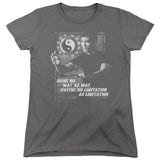 Ladies Bruce Lee T-Shirt Using No Way as Way Quote Shirt - Yoga Clothing for You