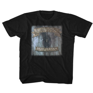 Bon Jovi Toddler T-Shirt New Jersey Black Tee - Yoga Clothing for You