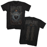 Bon Jovi T-Shirt Keep The Faith 1993 Tour Front and Back Black Tee - Yoga Clothing for You