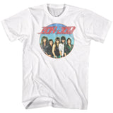 Bon Jovi Vintage Group Photo White T-shirt - Yoga Clothing for You