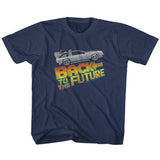 Back to the Future Kids T-Shirt Pixelated Logo Tee - Yoga Clothing for You
