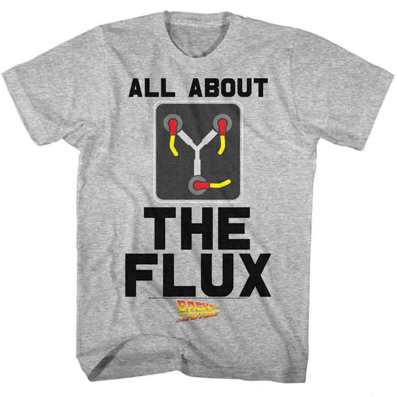 Back to the Future All About The Flux Grey T-shirt - Yoga Clothing for You