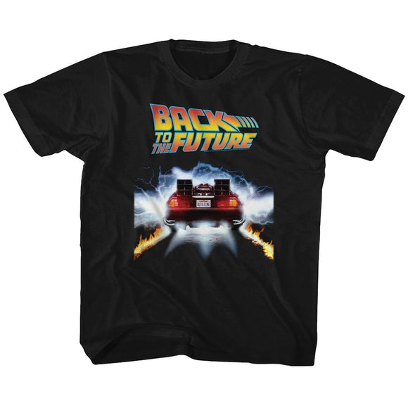 Back to the Future Kids T-Shirt DeLorean Tail Lights Tee - Yoga Clothing for You