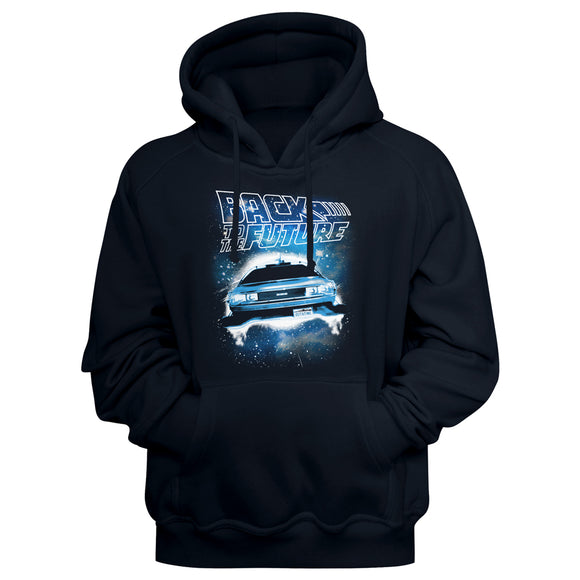 Back to the Future Galaxy Navy Pullover Hoodie - Yoga Clothing for You