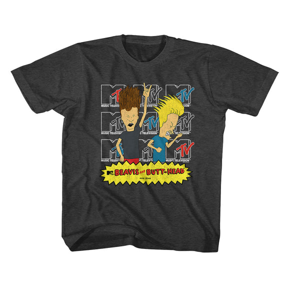 Beavis and Butthead Kids T-Shirt Rocking Out Photo Tee - Yoga Clothing for You
