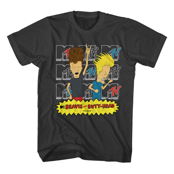 Beavis and Butthead T-Shirt Rocking Out Photo Tee - Yoga Clothing for You