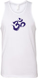 Purple Brushstroke AUM Premium Yoga Tank Top - Yoga Clothing for You