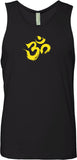 Yellow Brushstroke AUM Premium Yoga Tank Top - Yoga Clothing for You