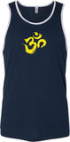 Yellow Brushstroke AUM Premium Yoga Tank Top - Yoga Clothing for You