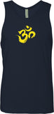 Yellow Brushstroke AUM Premium Yoga Tank Top - Yoga Clothing for You