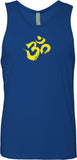 Yellow Brushstroke AUM Premium Yoga Tank Top - Yoga Clothing for You