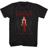 Carrie White Bloody Prom Black T-shirt